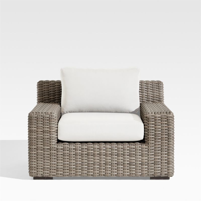 Faux wicker outdoor chairs hot sale