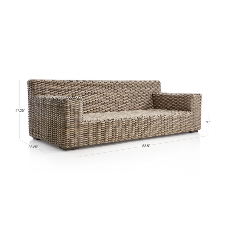 Abaco Resin Wicker Outdoor Sofa