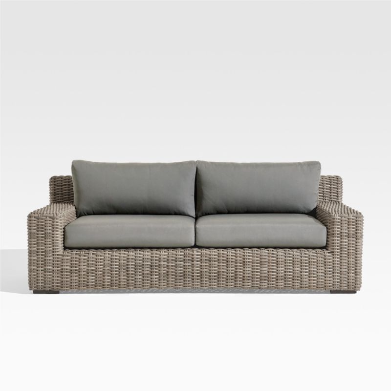 Outdoor sofa without online cushions