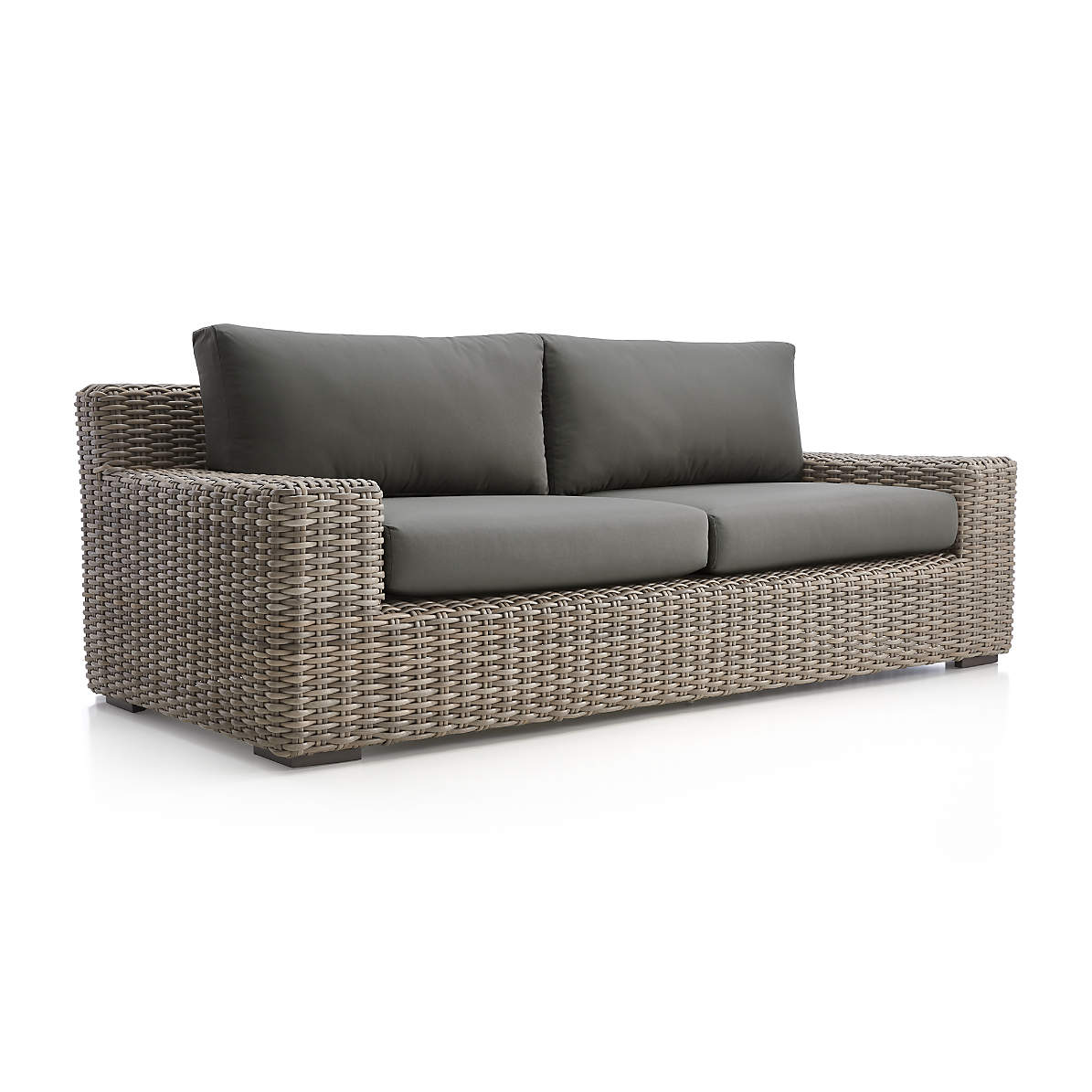 rattan outdoor settee