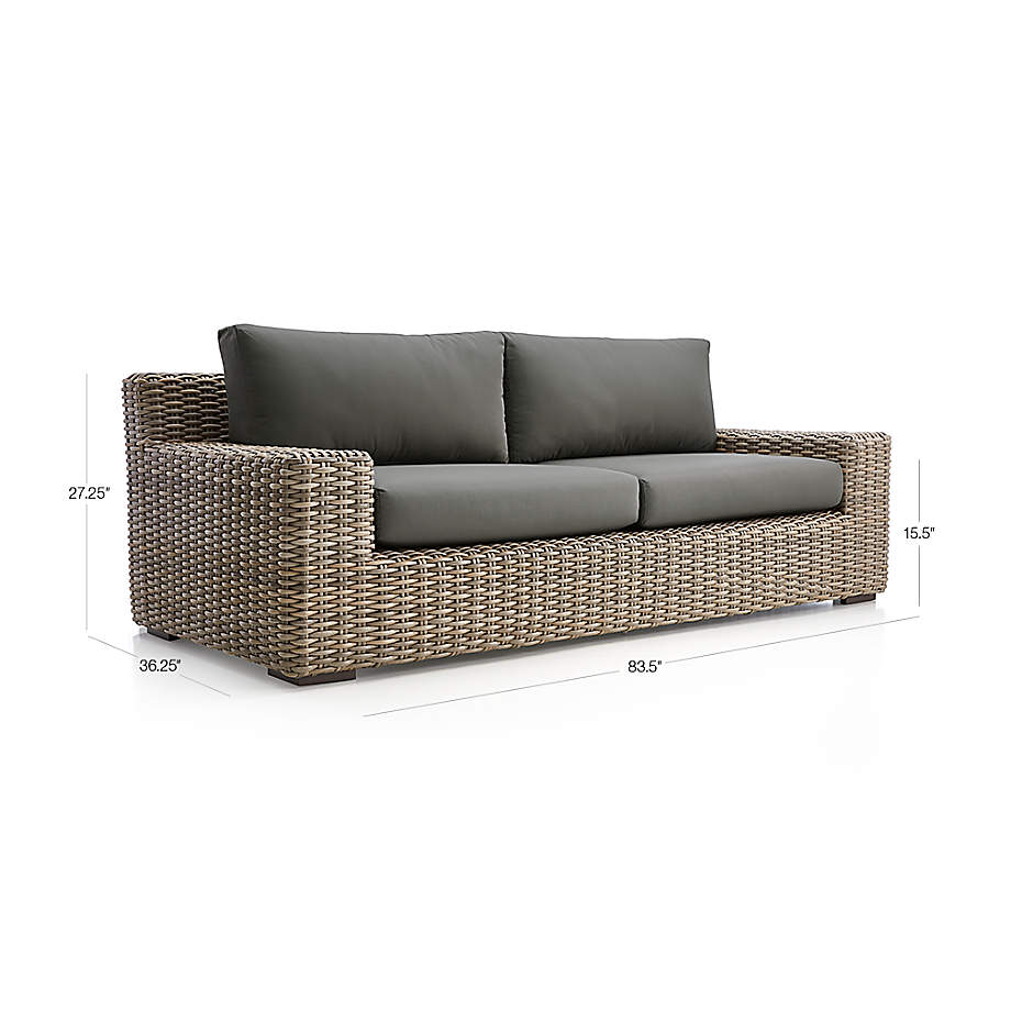 Crate and deals barrel cayman sofa