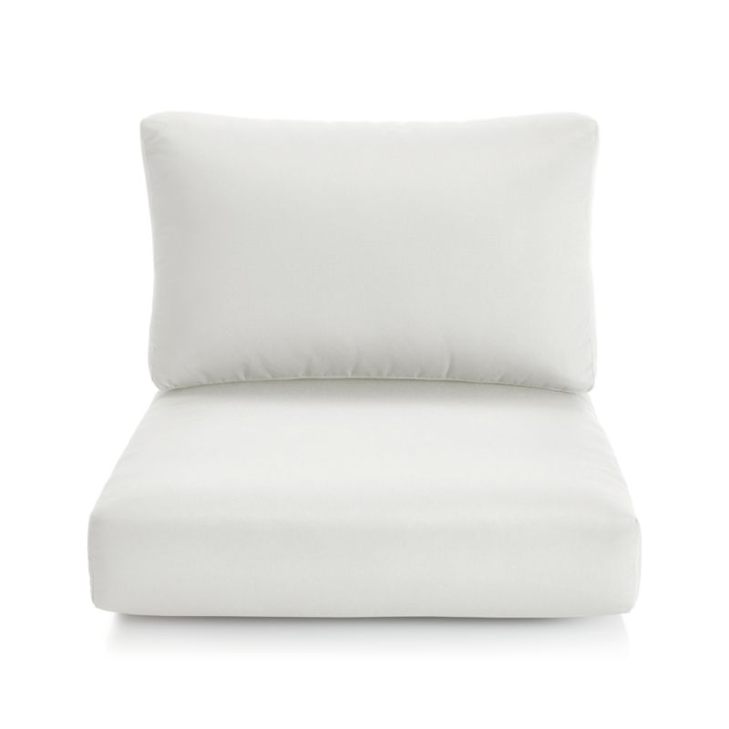 Abaco White Sand Sunbrella ® Lounge Chair Cushions
