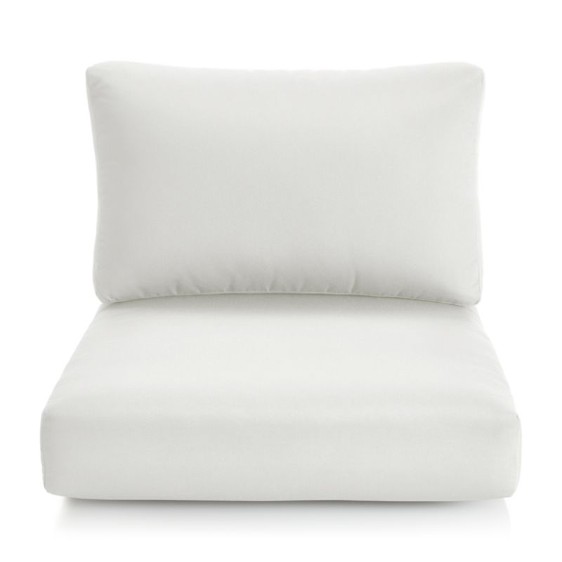 Abaco White Sand Sunbrella ® Lounge Chair Cushions