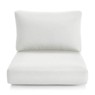 Abaco White Sand Sunbrella Lounge Chair Cushions + Reviews