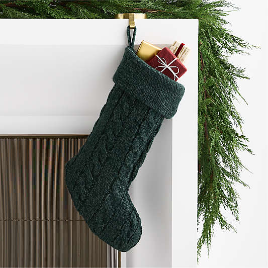 Cable Knit Christmas Stockings