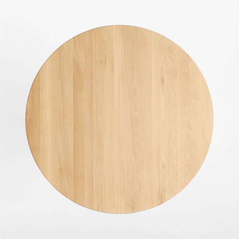 Cecily 48" Solid Oak Wood Round Pedestal Dining Table - image 1 of 3
