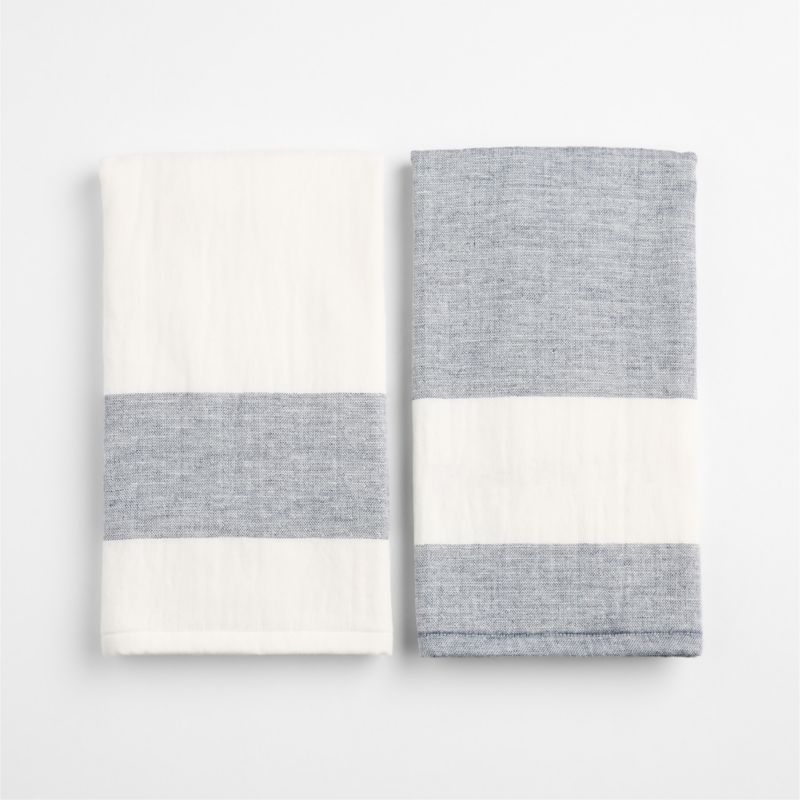 Cucina Indigo Organic Cotton Dish Towel, Set of 2 - image 3 of 4