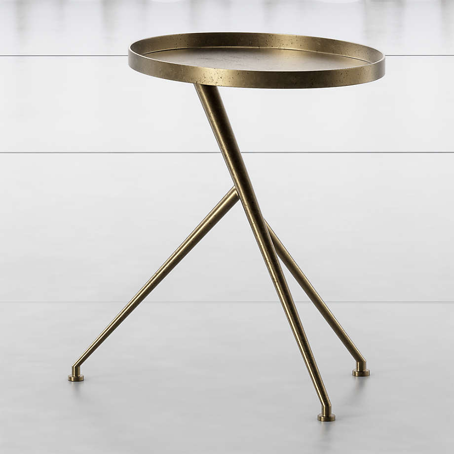 steel accent table