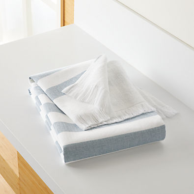 View Cedros Blue Hammam Bath Towel details