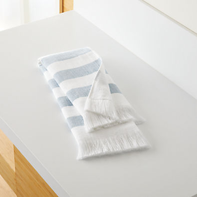 View Organic Cedros Blue Hammam Hand Towel details