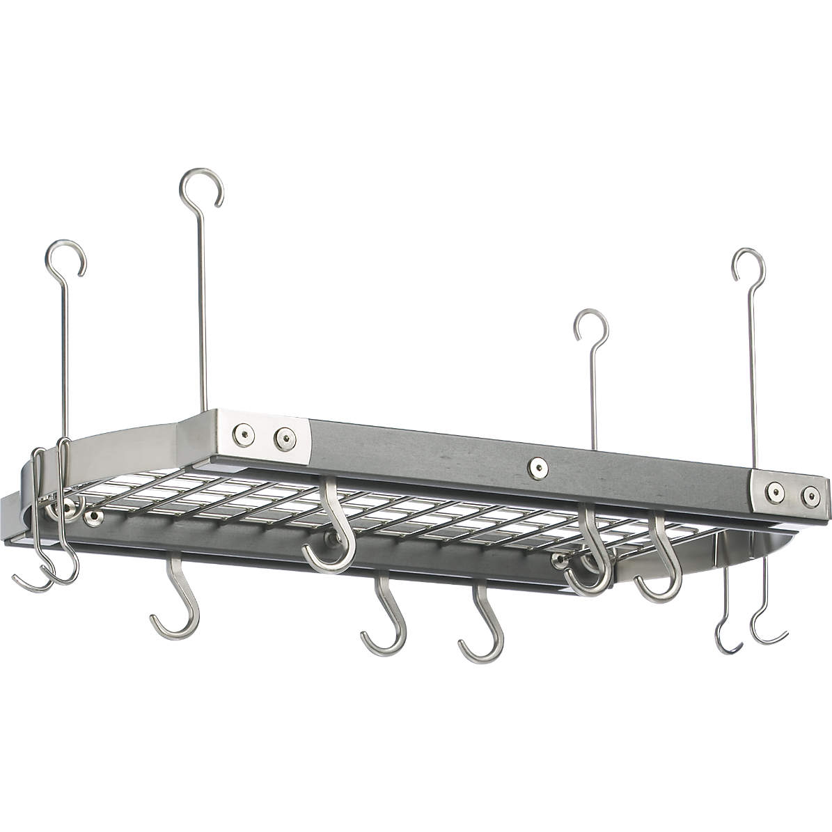 Small Grey Ceiling Pot Rack in Pot Racks, Crate and Barrel