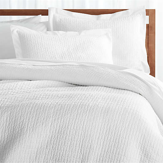 Celeste Twin White Duvet Cover