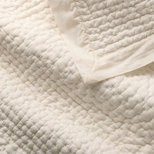 Celeste Organic Cotton Undyed Quilt