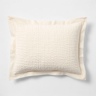 View Celeste Organic Cotton Undyed Standard Bed Pillow Sham details