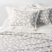Organic Cotton Waffle Sage Shadow Green King Duvet Cover