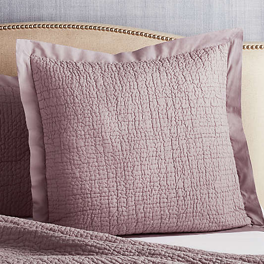 Celeste Lavender Solid Pillow Sham Euro