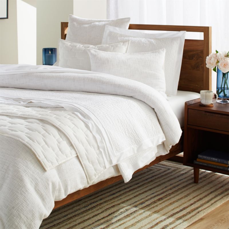 Lindstrom Cotton White Full/Queen Duvet Cover - image 3 of 9