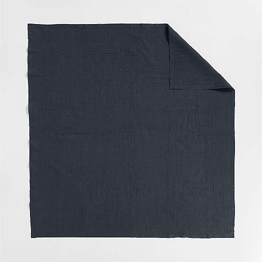 Celeste Organic Cotton Midnight Navy Full/Queen Quilt