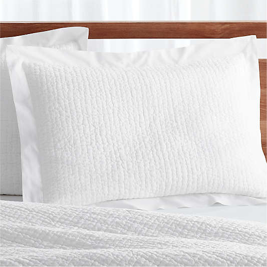 Celeste White Standard Sham