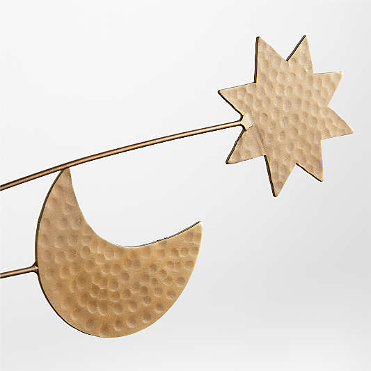 Brass Celestial Metal Baby Nursery Mobile