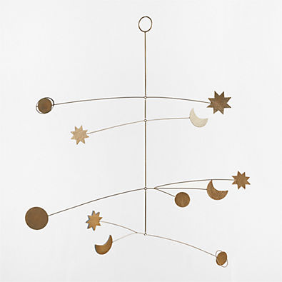 View Brass Celestial Metal Baby Nursery Mobile details