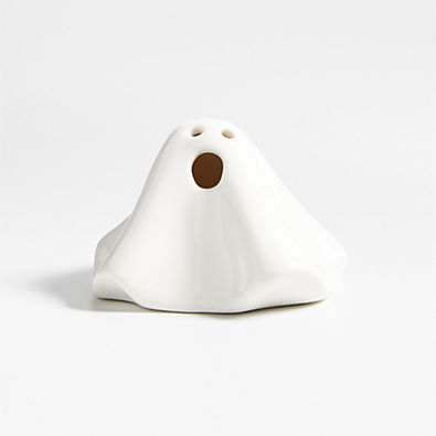 View LED Ceramic Halloween Ghost 2" details