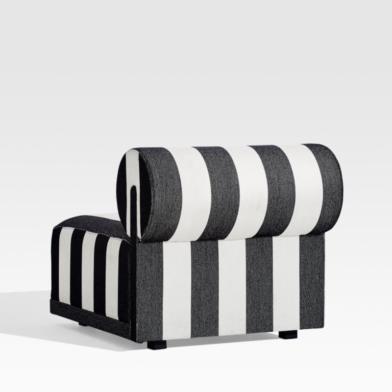 Cerca Striped Armless Outdoor Lounge Chair - image 3 of 6