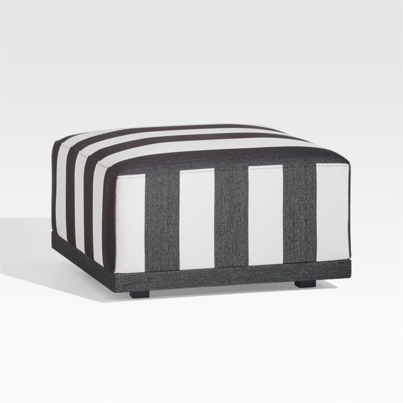 Cerca Striped Outdoor Ottoman