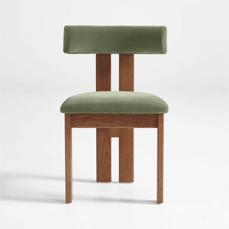 Petrie Black Ash Upholstered Dining Chair with Performance Fabric