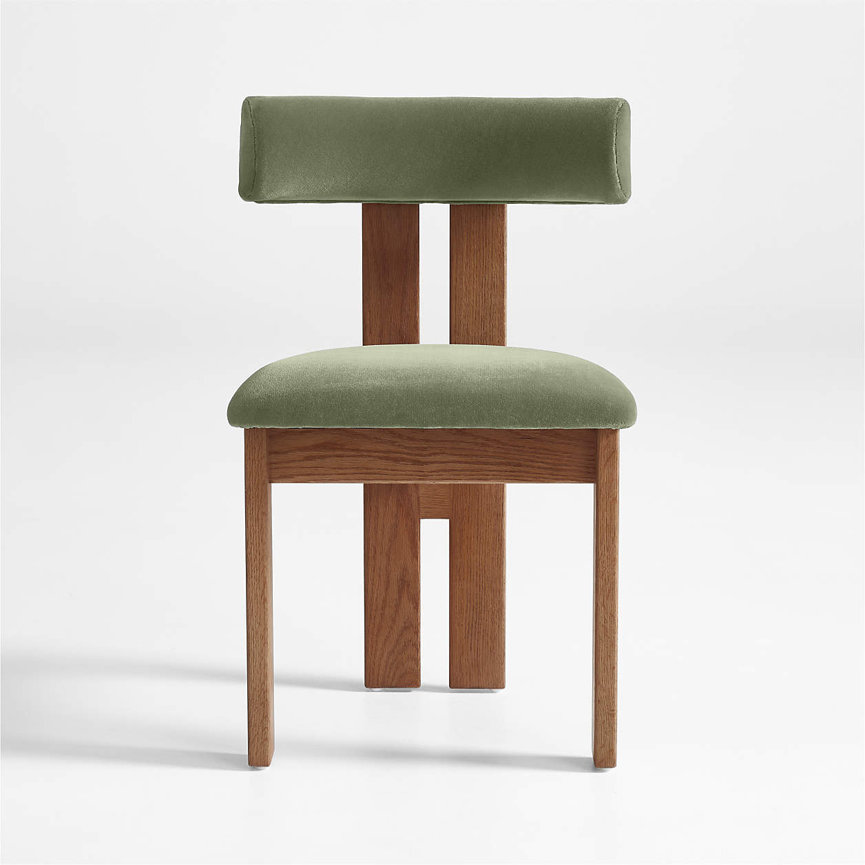 Shop Ceremonie Green Mohair Dining Chair by Athena Calderone from Crate and Barrel on Openhaus