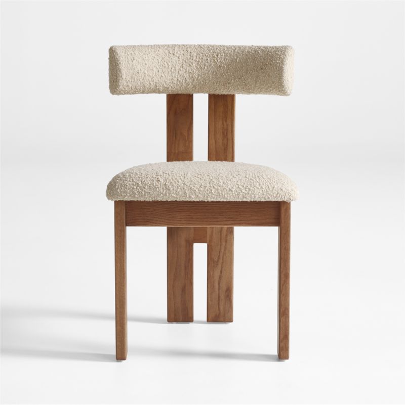 Via Olive Green Velvet Walnut Wood Dining Side Chair