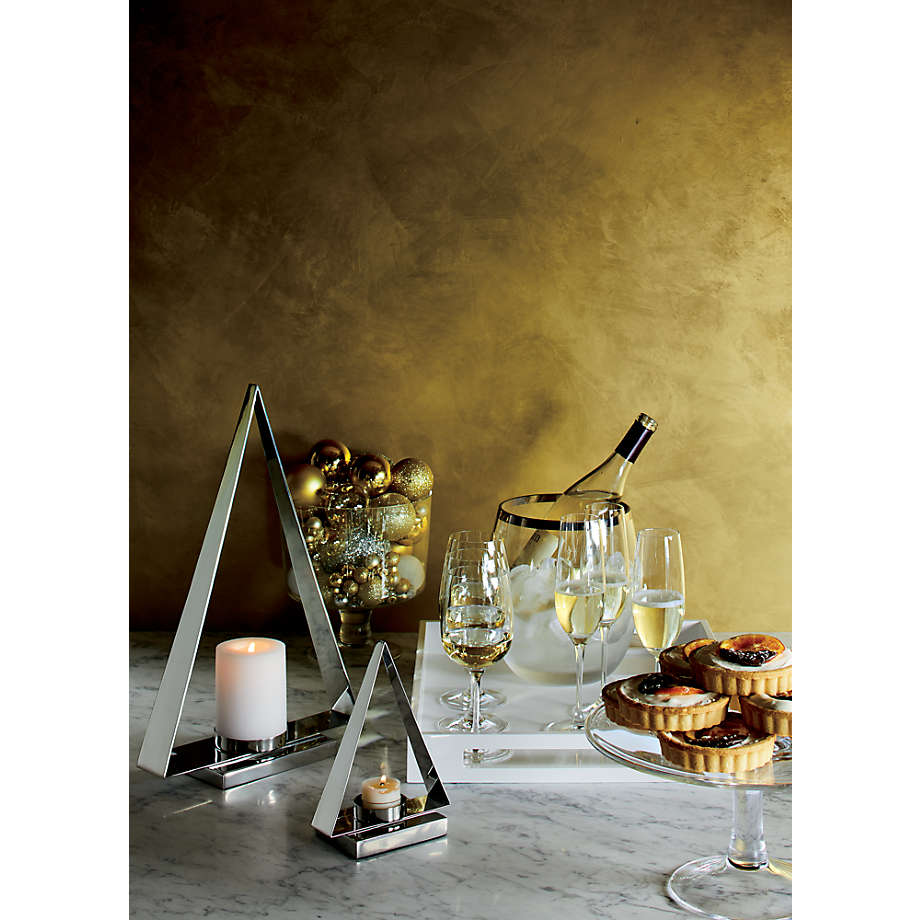 Grant White Serving Tray + Reviews | Crate & Barrel