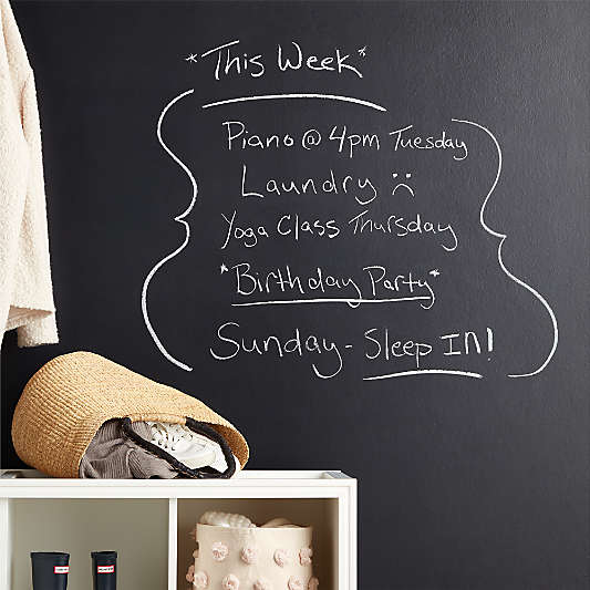 Tempaper Chalkboard Black Peel & Stick Wallpaper