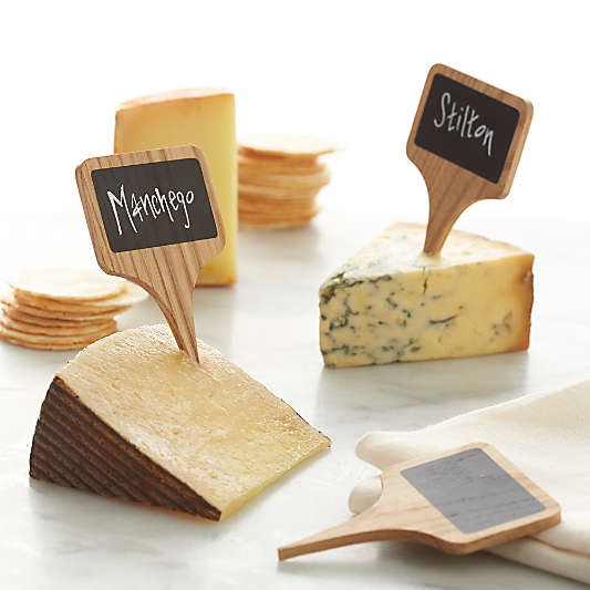 Chalkboard Cheese Markers, Set of 6