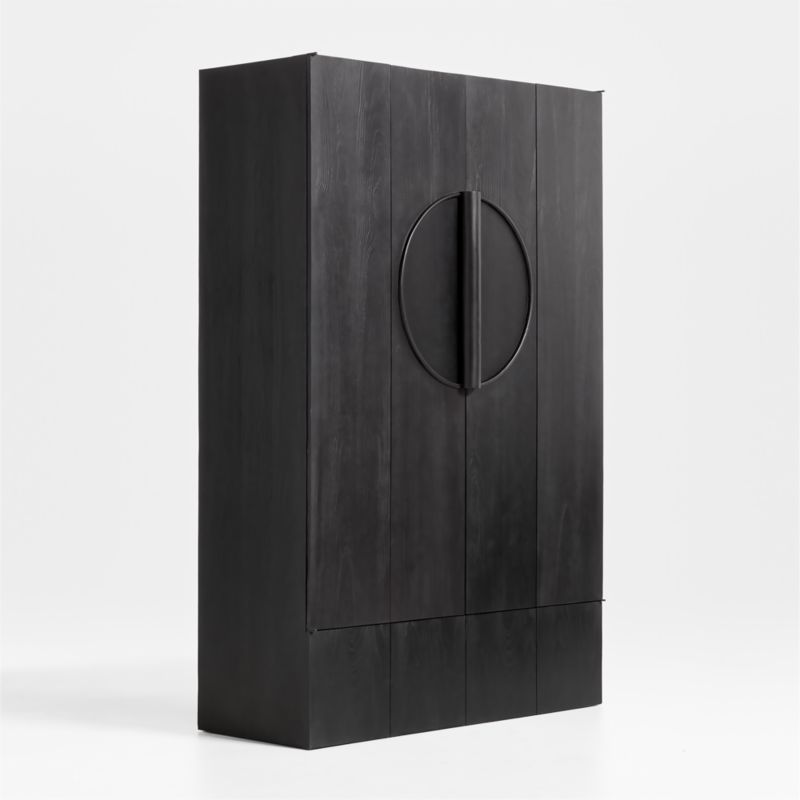 Chalot Ebonized Wood 2-Door Storage Cabinet by Leanne Ford - image 2 of 9