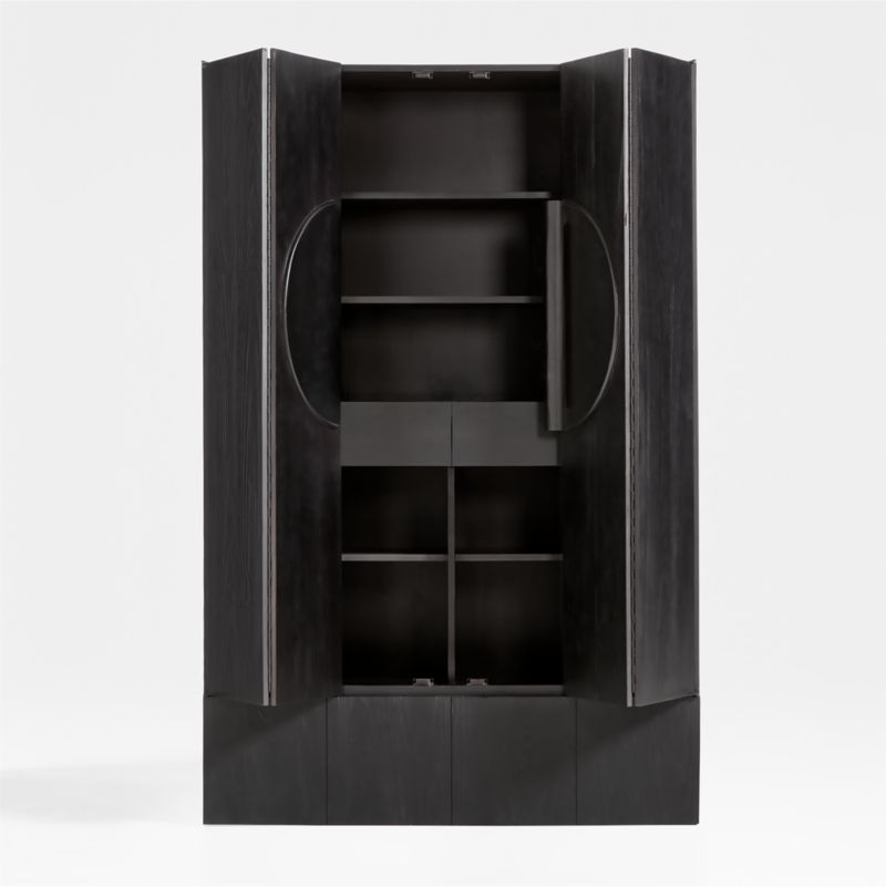 Chalot Ebonized Wood 2-Door Storage Cabinet by Leanne Ford - image 5 of 9