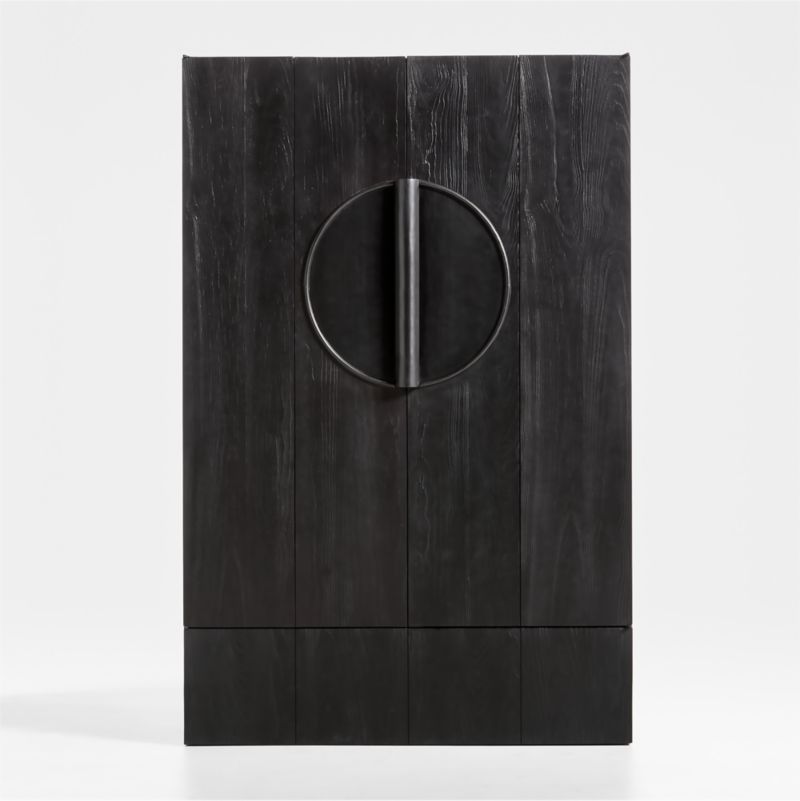 Chalot Ebonized Wood 2-Door Storage Cabinet by Leanne Ford