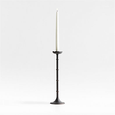 View Chambers Scalloped Taper Candle Holder 14.5" by Jake Arnold details