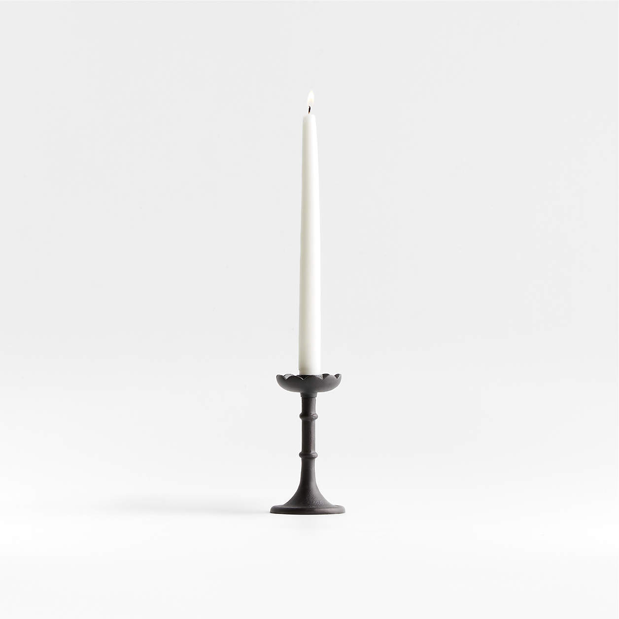 Chambers Scalloped Taper Candle Holder 5.75" by Jake Arnold + Reviews Crate & Barrel Canada