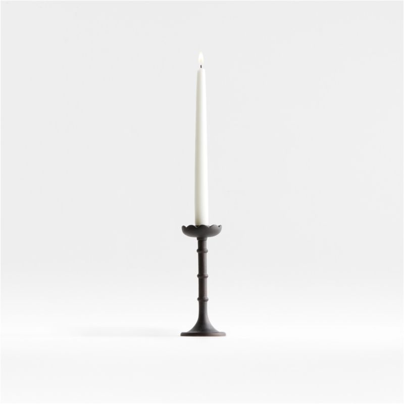 Chambers Scalloped Taper Candle Holder 7.5" by Jake Arnold