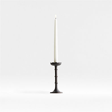 View Chambers Scalloped Taper Candle Holder 7.5" by Jake Arnold details