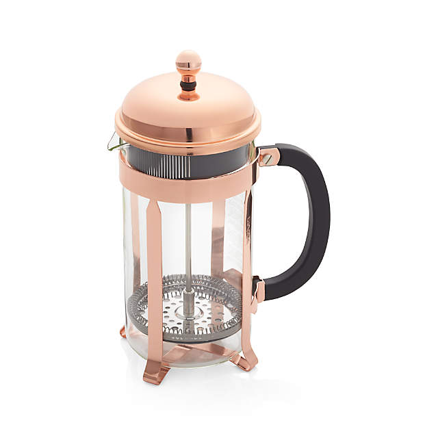 Bodum Chambord Classic French Press Coffee Makers-Glass,34 Ounce,1 Liter Copper