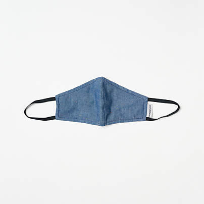 Child Chambray Fabric Washable Face Mask