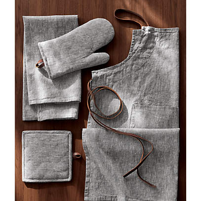 Chambray Grey Oven Mitt + Reviews