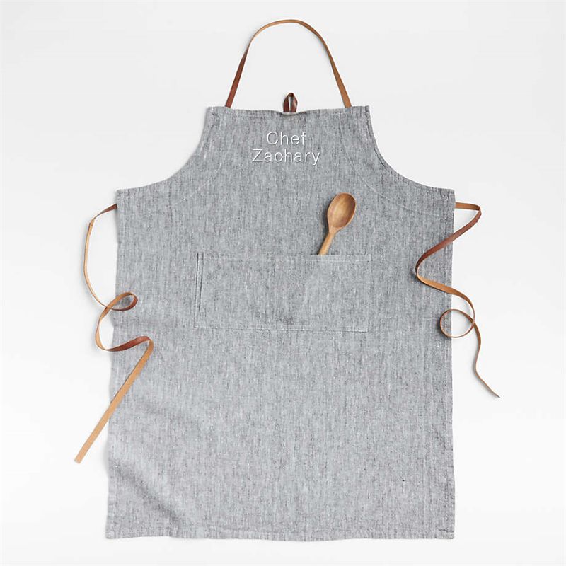 Chambray Organic Cotton Apron - image 0 of 11