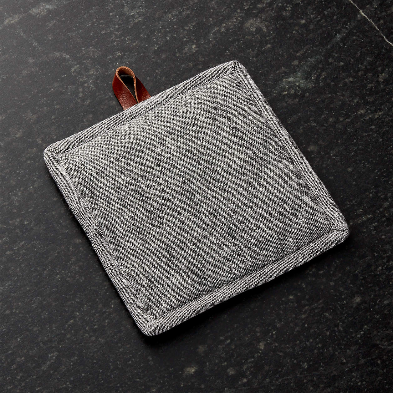 Chambray Grey Pot Holder