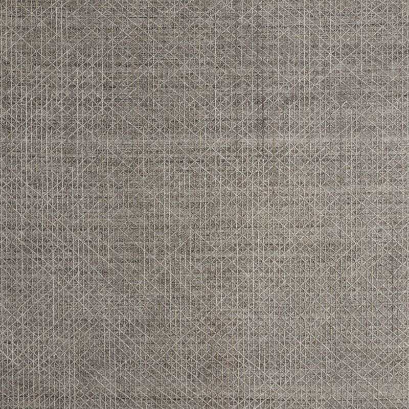 Chamonix Wool and Viscose Hand-Knotted Brown Rug Swatch 12"x18" - image 0 of 4