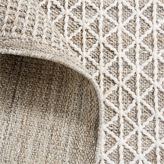 Chamonix Performance Wool-Blend Handwoven Light Brown Area Rug 10'x14'