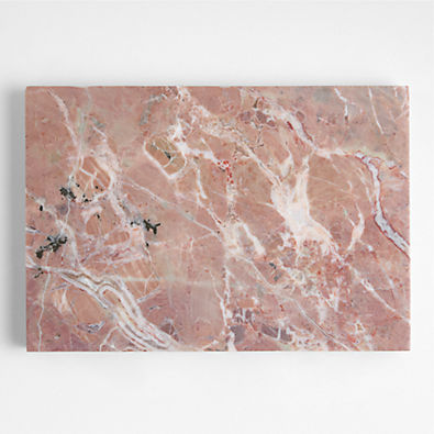 View Champagne 13.75" x 9.5" Rosa Marble Board details