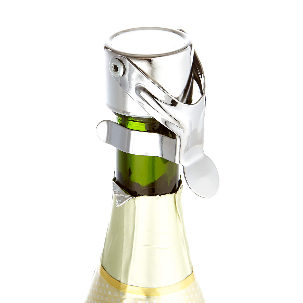 Seal Wine Essentials Chrome Plated Champagne and Sparkling Wine Stopper 